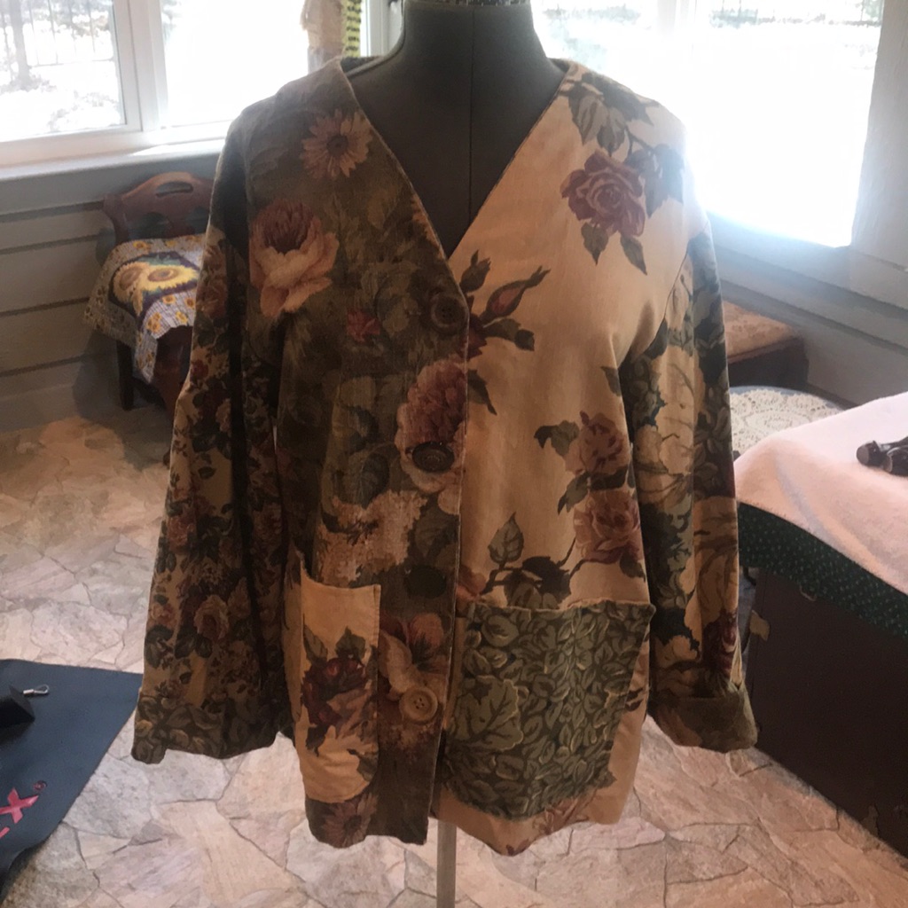 Dawn Hall Original Fall Floral Jacket